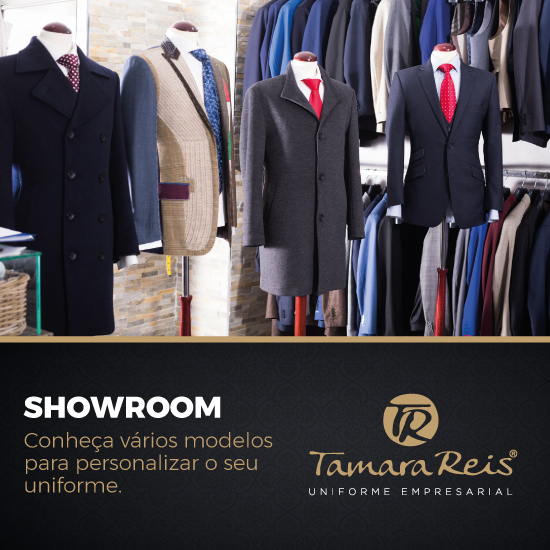 Showroom - Conheça vários modelos para personalizar o seu uniforme.